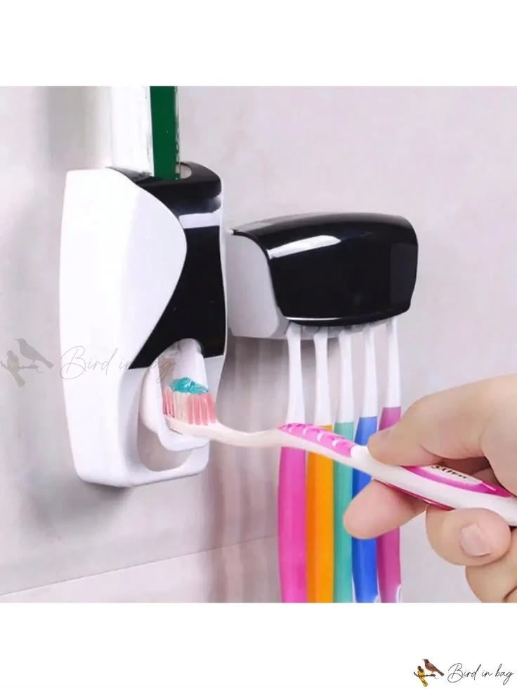 Stylish Toothbrush Holder for Bathroom - Wall Mount & Countertop Options